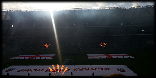 England Argentina The start